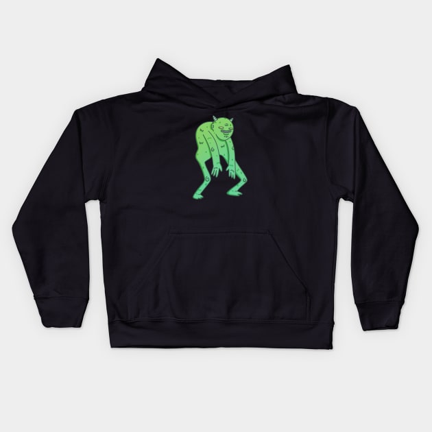 Grunblo, Stanky Entity Kids Hoodie by Ginboy